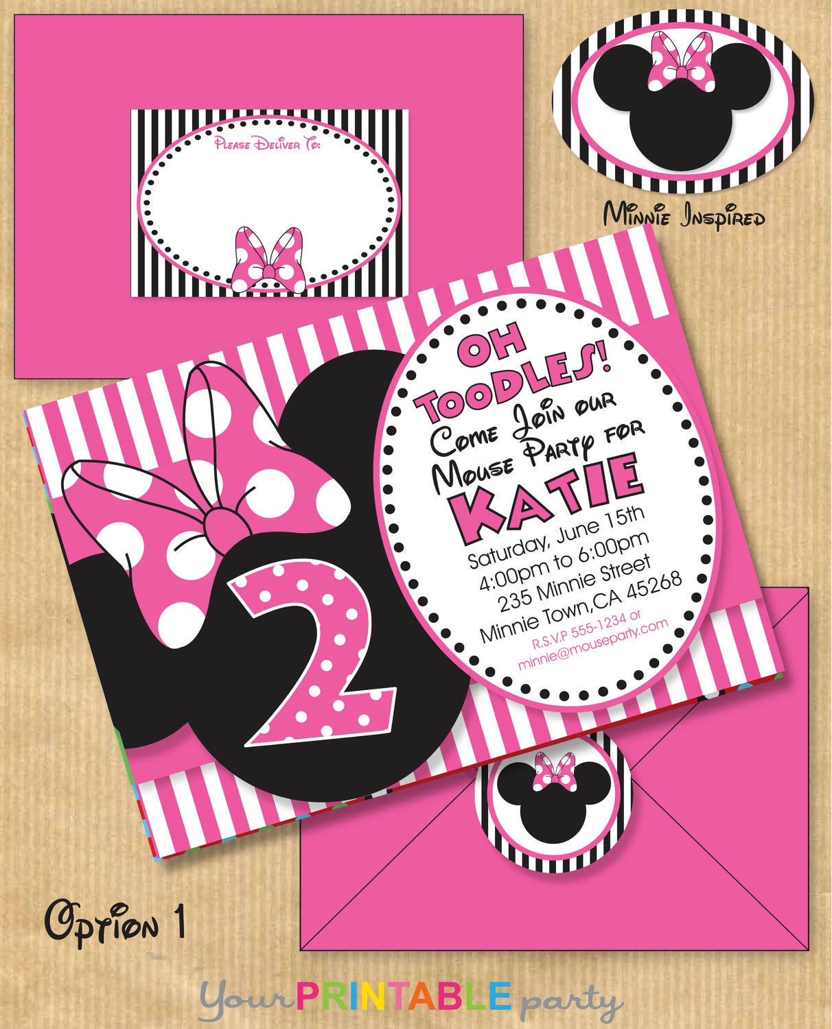 Best ideas about Minnie Birthday Invitations
. Save or Pin Minnie Mouse Inspired Birthday Party by YourPrintableParty Now.