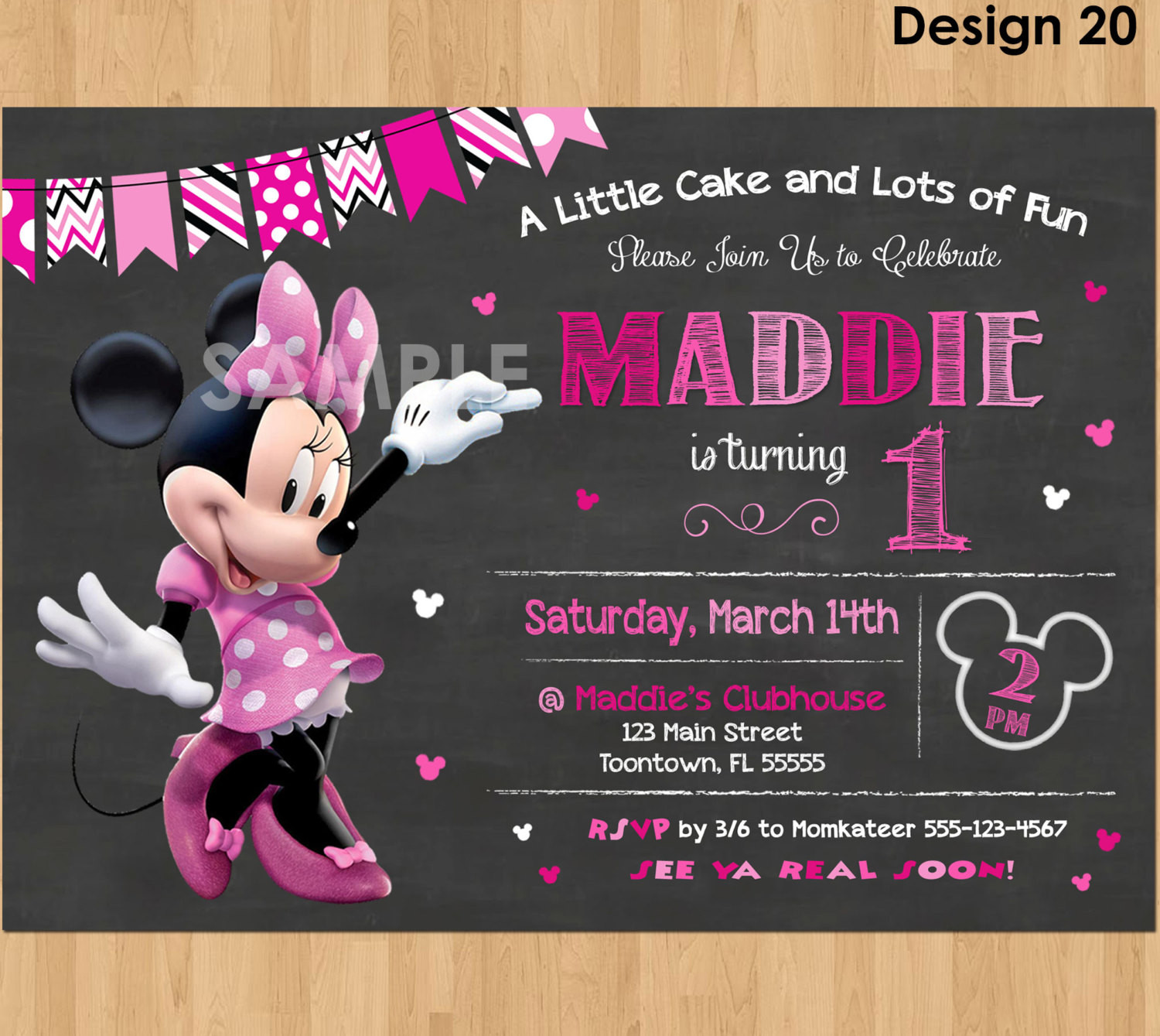 Best ideas about Minnie Birthday Invitations
. Save or Pin Minnie Mouse Birthday Invitation Minnie Mouse Invitation 1st Now.