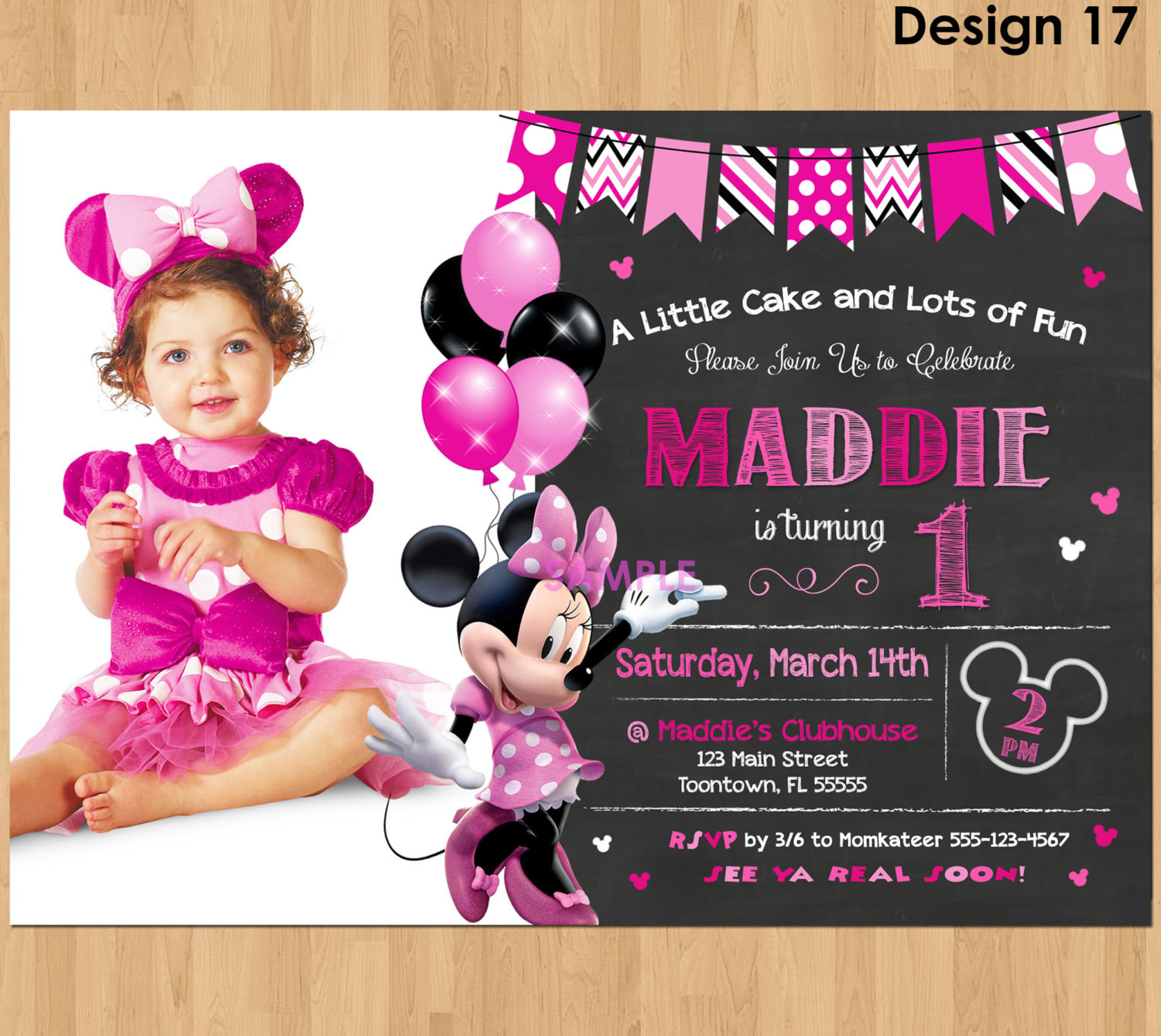 Best ideas about Minnie Birthday Invitations
. Save or Pin Minnie Mouse Invitation Minnie Mouse 1st Birthday First Bday Now.