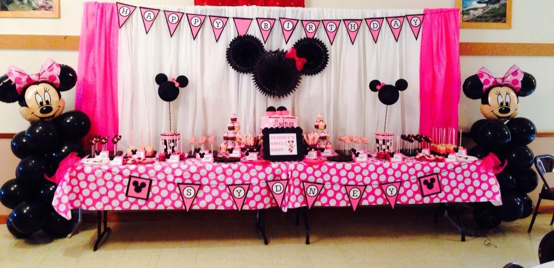 Best ideas about Minnie Mouse 1st Birthday Decorations
. Save or Pin Minnie Mouse 1st Birthday Party Project Nursery Now.
