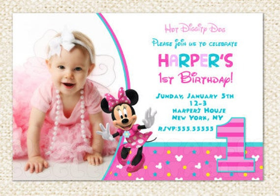 Best ideas about Minnie Mouse 1st Birthday Invitations
. Save or Pin Minnie Mouse 1st Birthday Invitations Minnie Invitations Now.