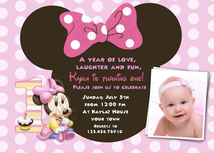 Best ideas about Minnie Mouse 1st Birthday Invitations
. Save or Pin FREE Download Minnie Mouse 1st Birthday Invitations Now.