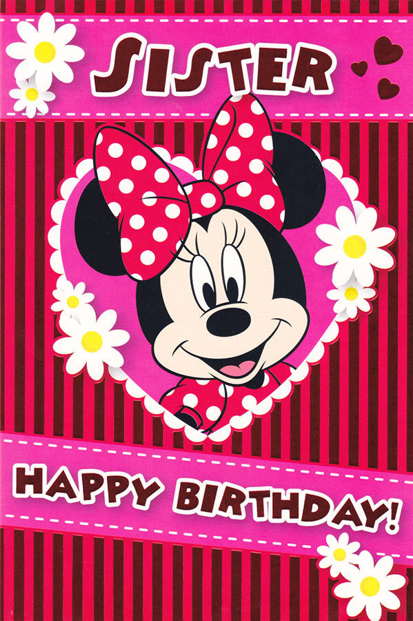 Best ideas about Minnie Mouse Birthday Card
. Save or Pin Disney Minnie Mouse Sister Birthday Card CardSpark Now.