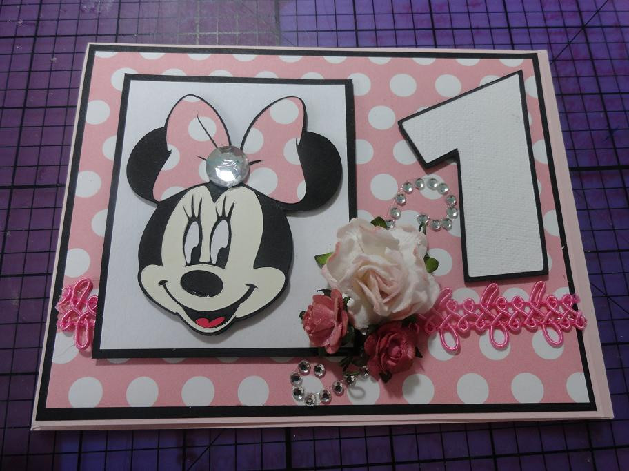 Best ideas about Minnie Mouse Birthday Card
. Save or Pin At Studio D Minnie Mouse 1st Birthday Card Now.