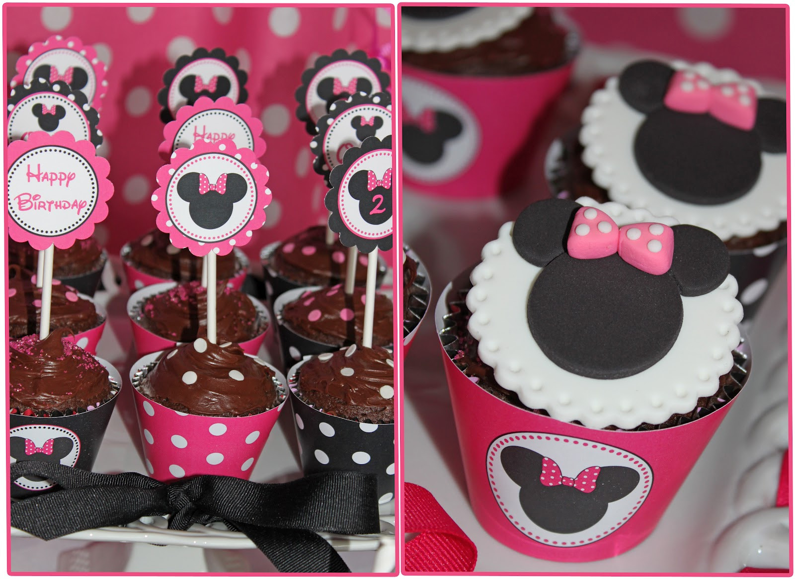 Best ideas about Minnie Mouse Birthday Decorations
. Save or Pin Cupcake Express Minnie Mouse Birthday Party Now.