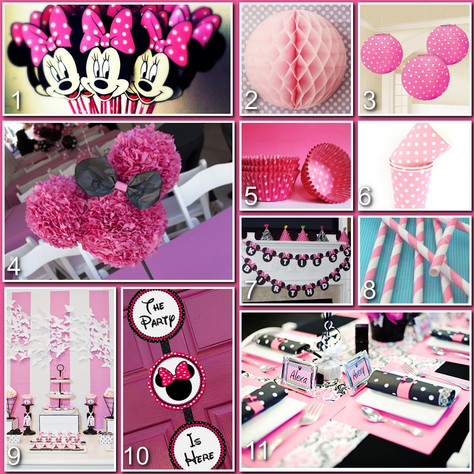 Best ideas about Minnie Mouse Birthday Decorations
. Save or Pin Disney Donna Kay Magical Blogorail Minnie Mouse Now.