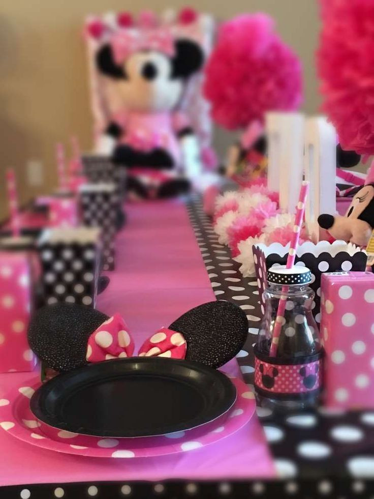 Best ideas about Minnie Mouse Birthday Decorations
. Save or Pin 1138 best Minnie Mouse Party Ideas images on Pinterest Now.