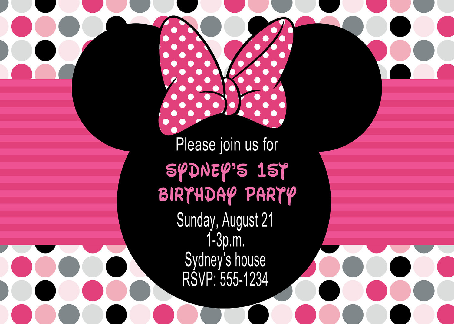 Best ideas about Minnie Mouse Birthday Invitations
. Save or Pin Minnie Mouse Birthday Party Invitations Now.
