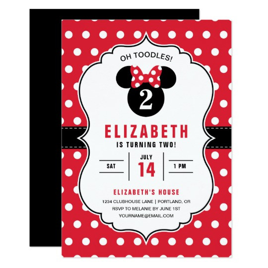 Best ideas about Minnie Mouse Birthday Invitations
. Save or Pin Minnie Mouse Now.