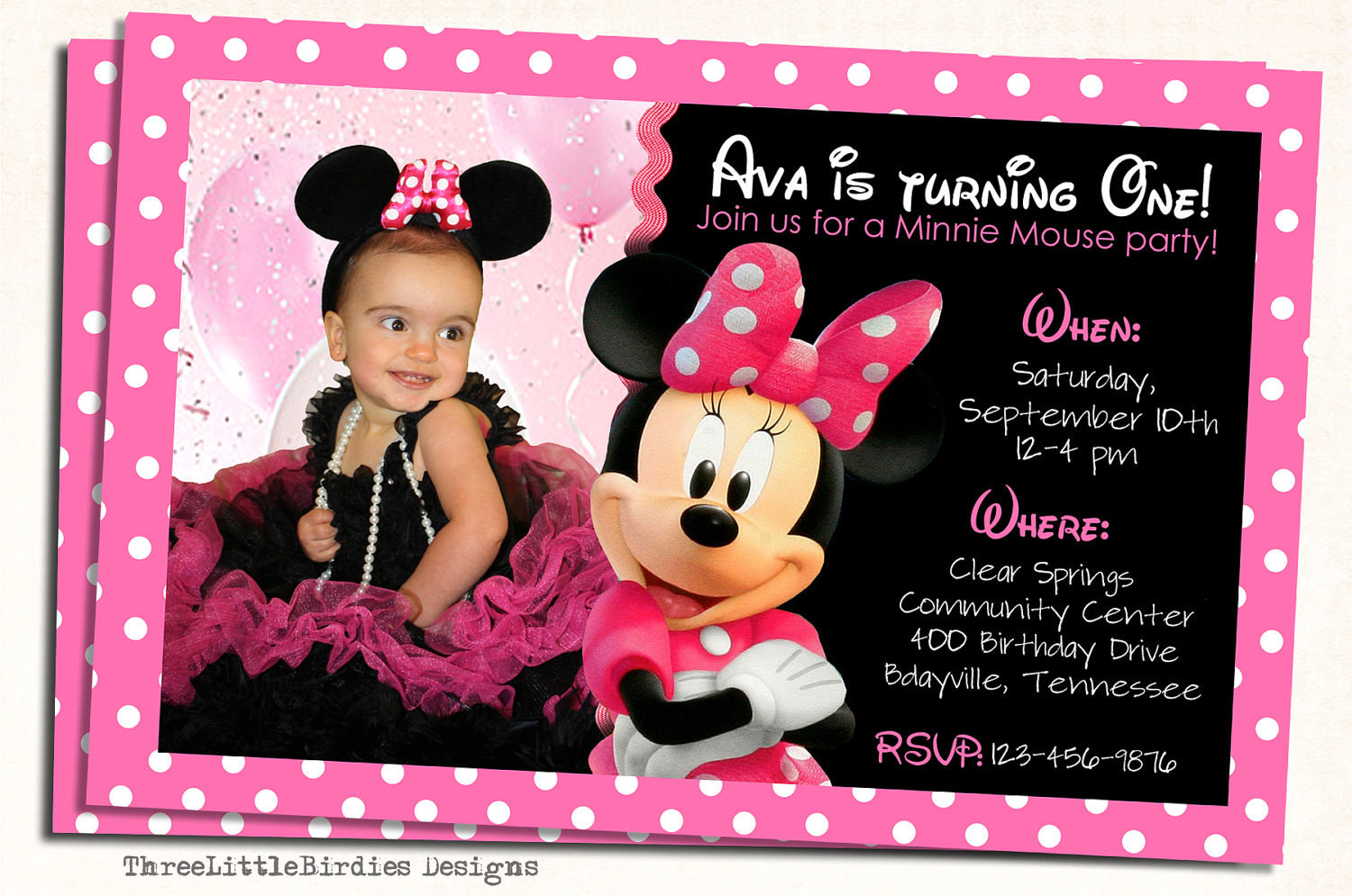 Best ideas about Minnie Mouse Birthday Invitations Personalized
. Save or Pin Minnie Mouse Birthday Invitation Now.