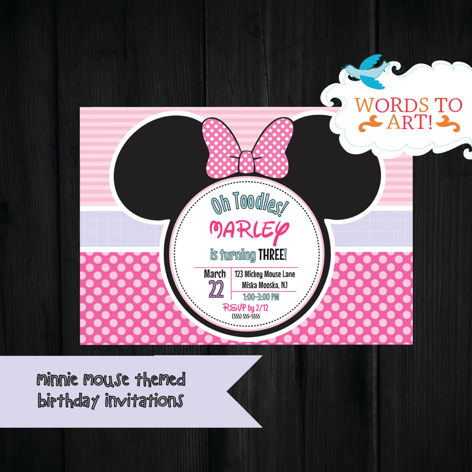 Best ideas about Minnie Mouse Birthday Invitations Personalized
. Save or Pin CUSTOM Minnie Mickey Mouse Birthday Party Invitations Made Now.