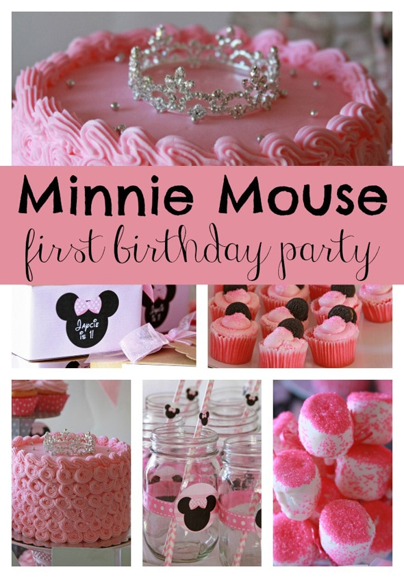 Best ideas about Minnie Mouse First Birthday Decorations
. Save or Pin Sweet Minnie Mouse First Birthday Pretty My Party Now.