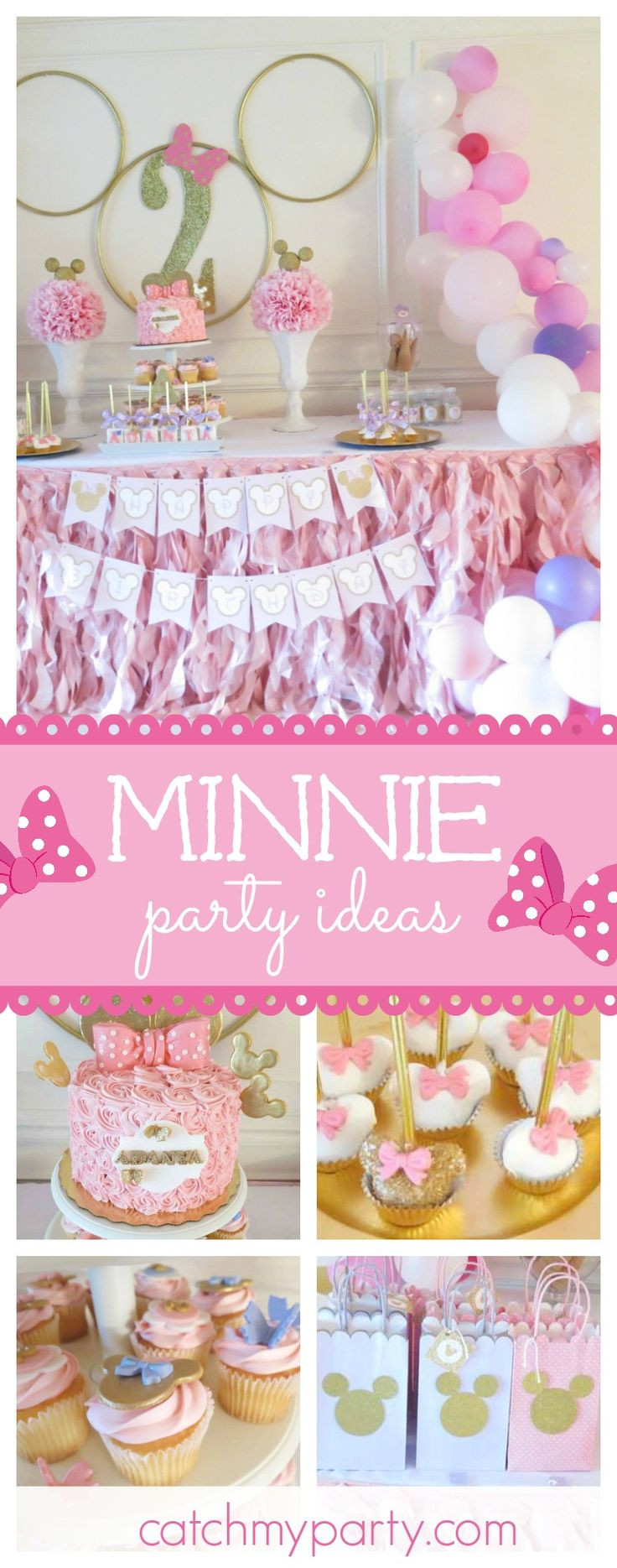Best ideas about Minnie Mouse First Birthday Ideas
. Save or Pin 1100 best Minnie Mouse Party Ideas images on Pinterest Now.