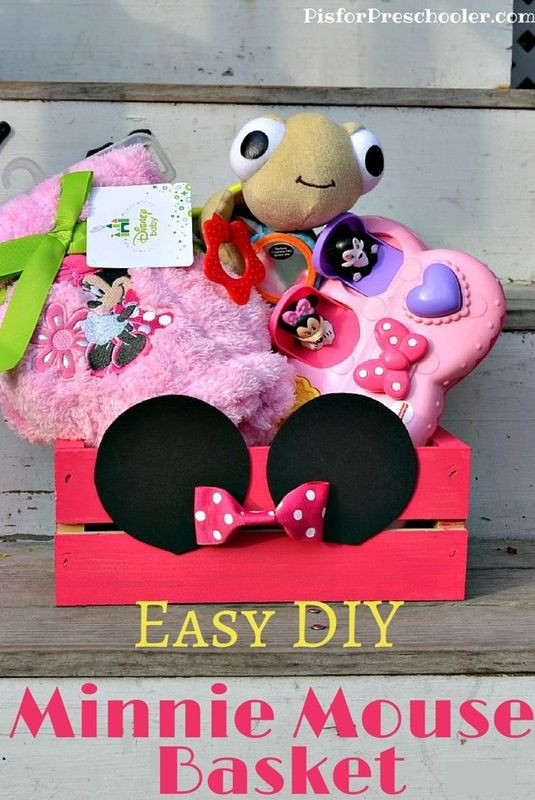 Best ideas about Minnie Mouse Gift Ideas
. Save or Pin An easy DIY Minnie Mouse t basket perfect for babies Now.