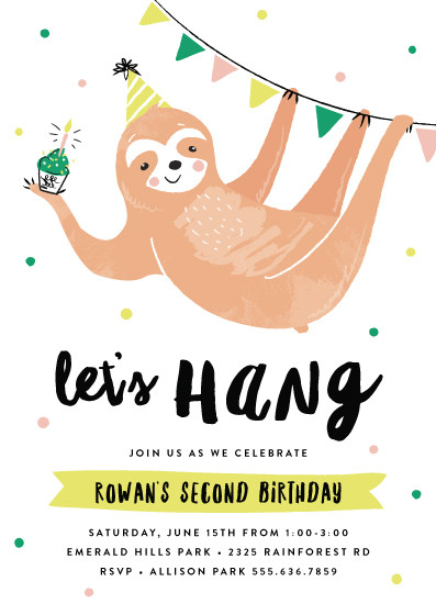 Best ideas about Minted Birthday Invitations
. Save or Pin birthday party invitations Party Sloth at Minted Now.