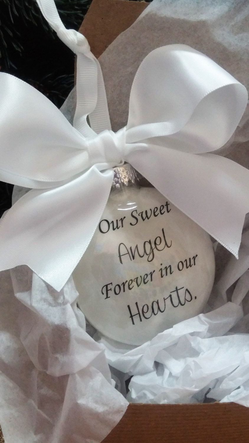 Best ideas about Miscarriage Gift Ideas
. Save or Pin Pregnancy Loss Miscarriage Memorial Ornament Baby Loss Now.