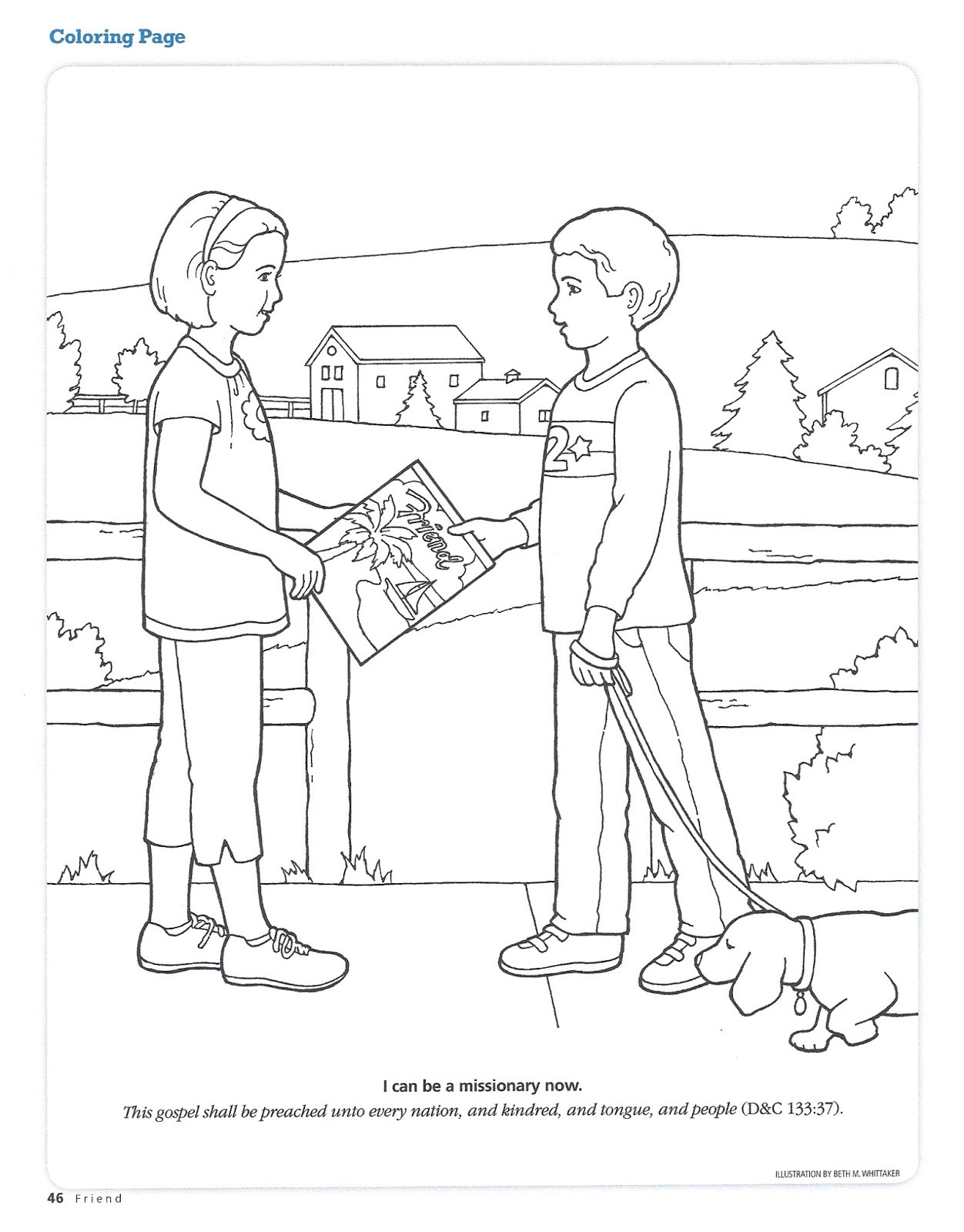 Best ideas about Missionary Coloring Pages
. Save or Pin Happy Clean Living Primary 3 Lesson 25 Now.