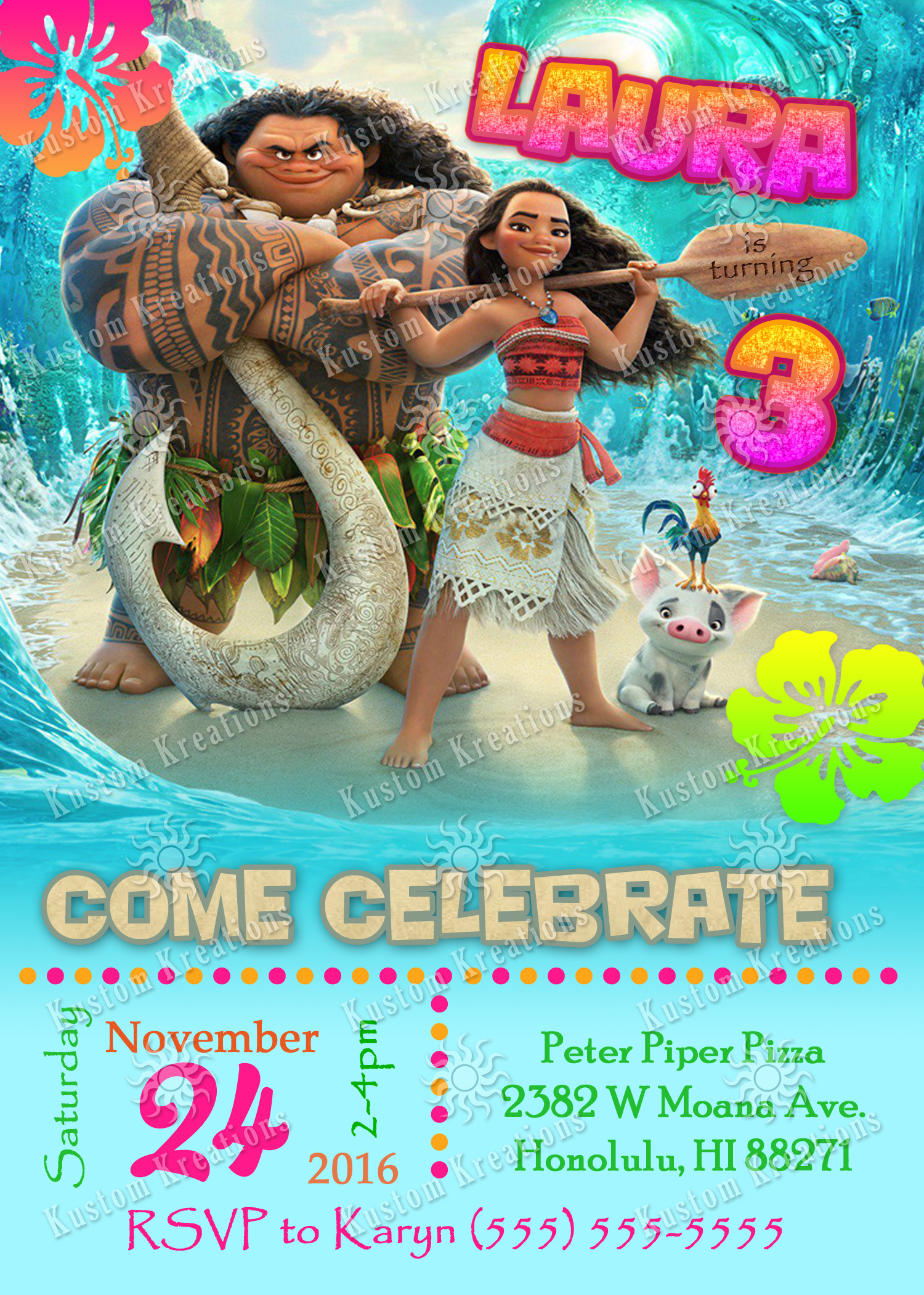 Best ideas about Moana Birthday Card
. Save or Pin Moana Birthday Invitations Now.