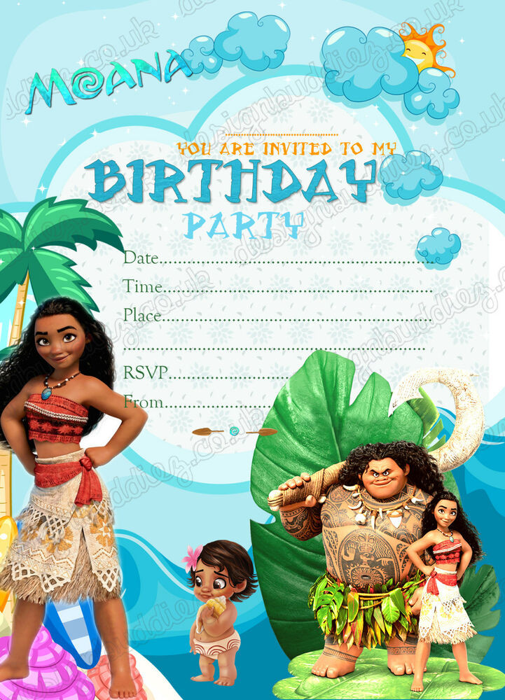 Best ideas about Moana Birthday Card
. Save or Pin Disney Moana Birthday Party Invitations Kids Party Now.