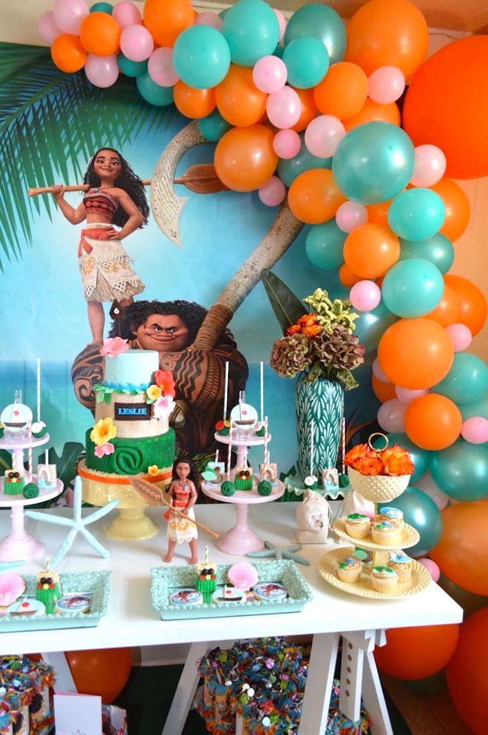 Best ideas about Moana Birthday Decorations
. Save or Pin Kara s Party Ideas Chic Moana Birthday Party Now.