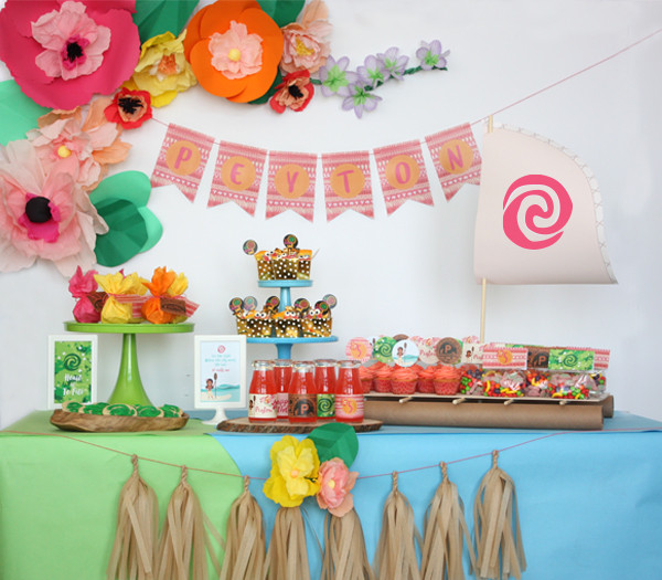 Best ideas about Moana Birthday Party Decorations
. Save or Pin Moana Birthday party Now.
