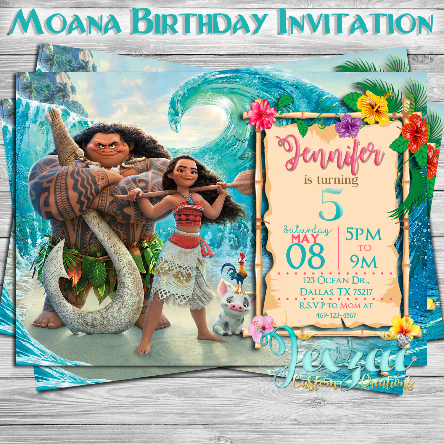 Best ideas about Moana Birthday Party Invitations
. Save or Pin Moana Birthday Invitation Princess Moana Birthday Disney Now.