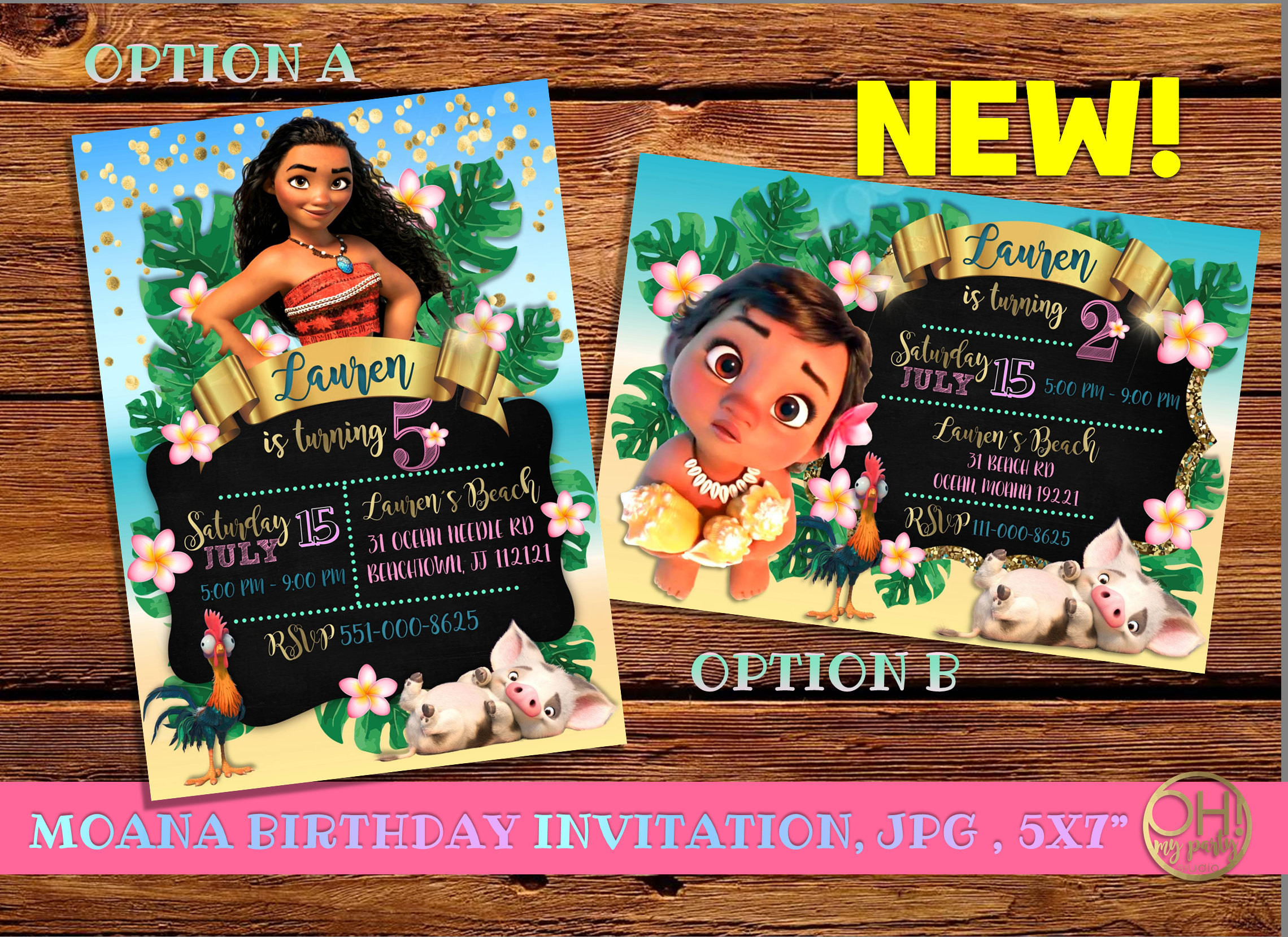 Best ideas about Moana Birthday Party Invitations
. Save or Pin Moana Invitation Moana birthday invitation moana party Now.