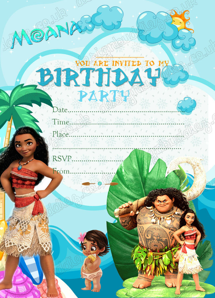 Best ideas about Moana Birthday Party Invitations
. Save or Pin Disney Moana Birthday Party Invitations Kids Party Now.