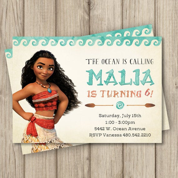 Best ideas about Moana Birthday Party Invitations
. Save or Pin MOANA BIRTHDAY INVITATION Moana Invitation Moana Birthday Now.