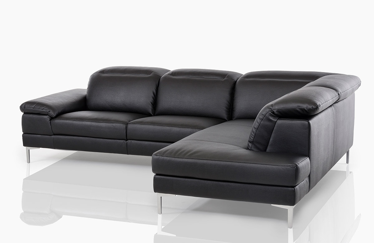 Best ideas about Modern Black Leather Sofa
. Save or Pin Carnation Modern Black Leather Sectional Sofa Now.