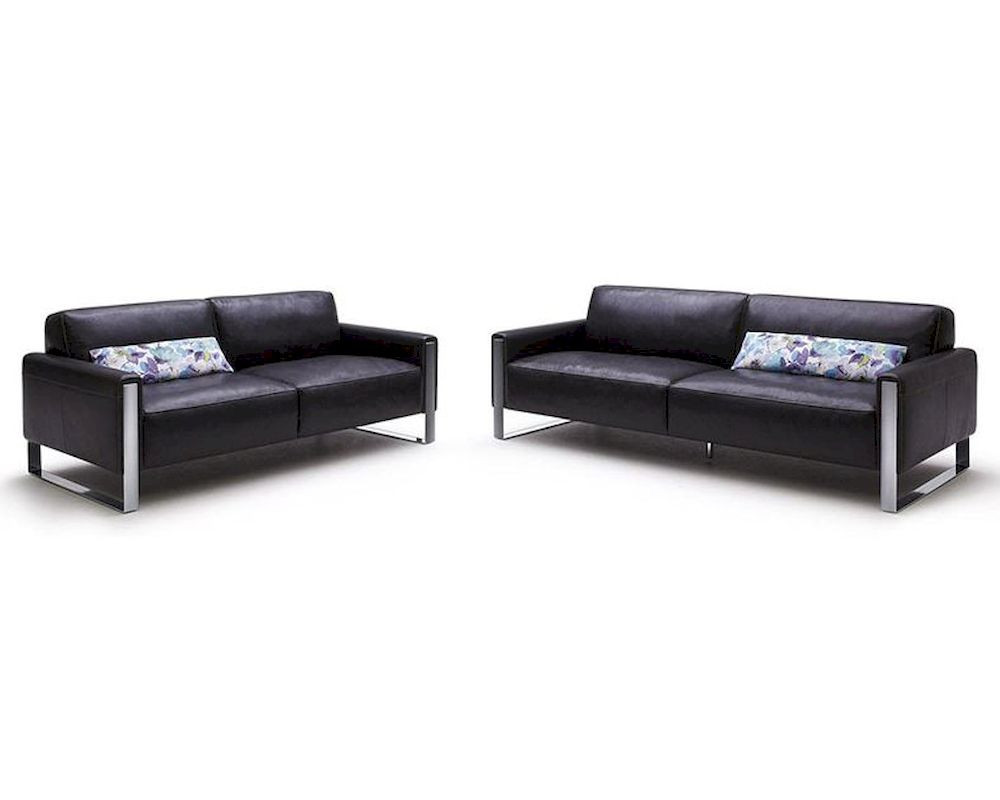 Best ideas about Modern Black Leather Sofa
. Save or Pin Modern Black Full Leather Sofa Set 44L5921 Now.