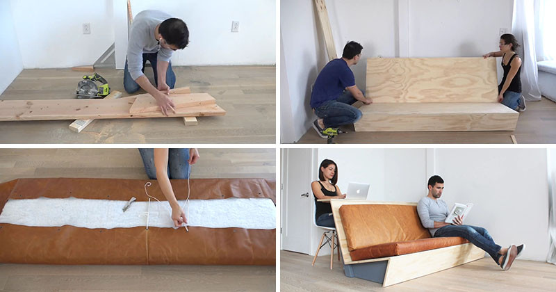 Best ideas about Modern Furniture Plans For The DIY Woodwork
. Save or Pin Make This DIY Modern Couch That Also Doubles As A Desk Now.