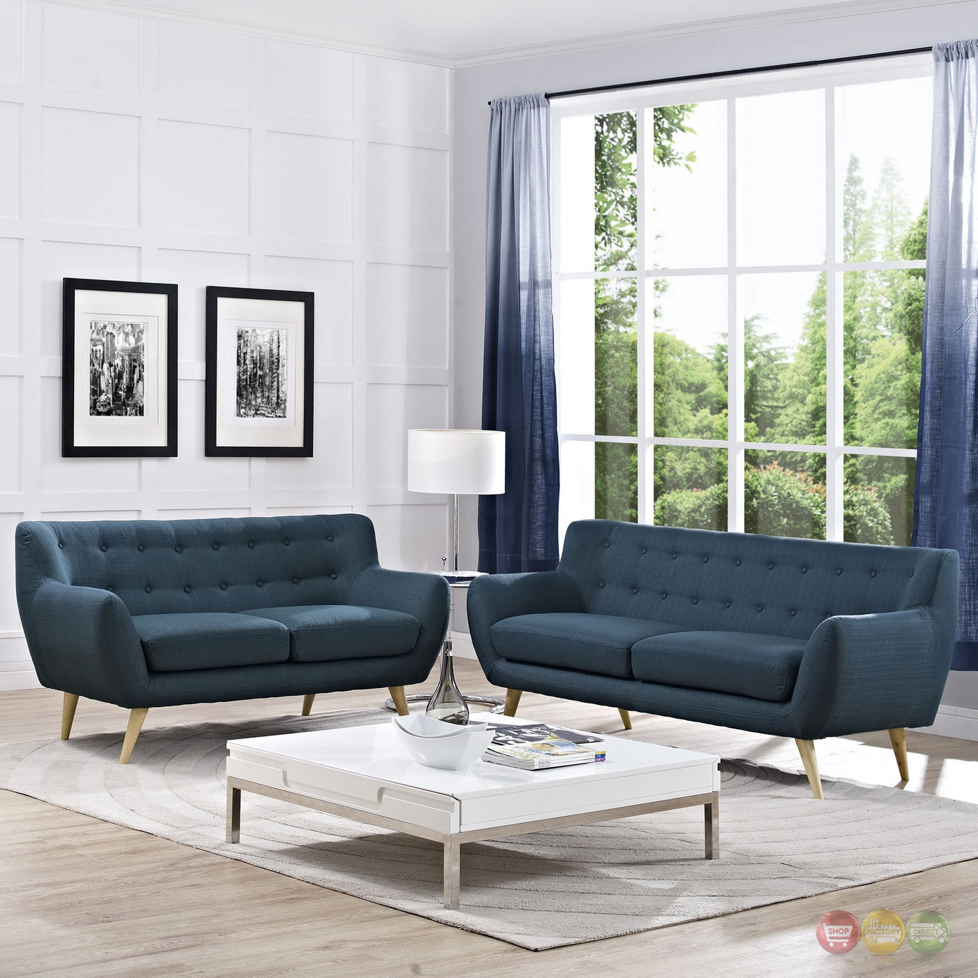 Best ideas about Modern Living Room Sets
. Save or Pin Remark Modern 2pc Button tufted Upholstered Living Room Now.