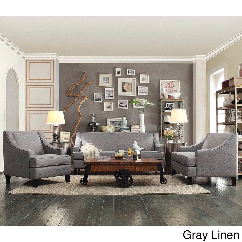 Best ideas about Modern Living Room Sets
. Save or Pin Winslow Concave Arm Modern 3 piece Living Room Set by Now.