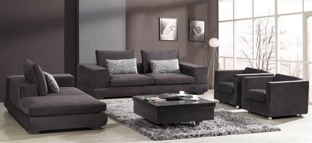 Best ideas about Modern Living Room Sets
. Save or Pin Barnile 4 Pieced Microfiber Sofa Set Modern Living Now.