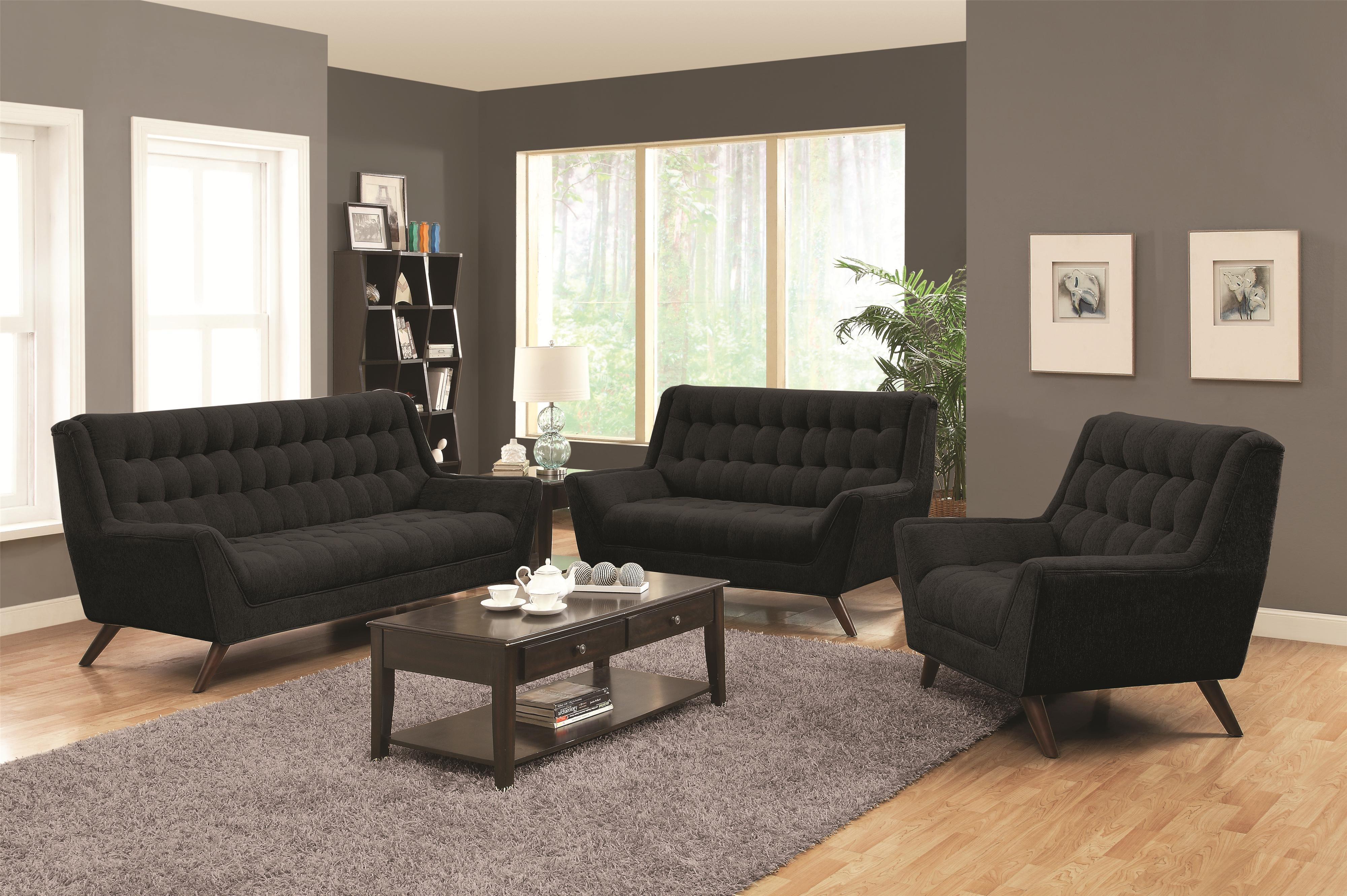 Best ideas about Modern Living Room Sets
. Save or Pin Fabric Sofas Retro Modern Living Room Set CO Now.