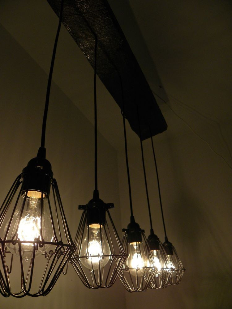 Best ideas about Modern Pendant Lighting
. Save or Pin Industrial Cage Reclaimed Wood Chandelier Modern Pendant Now.