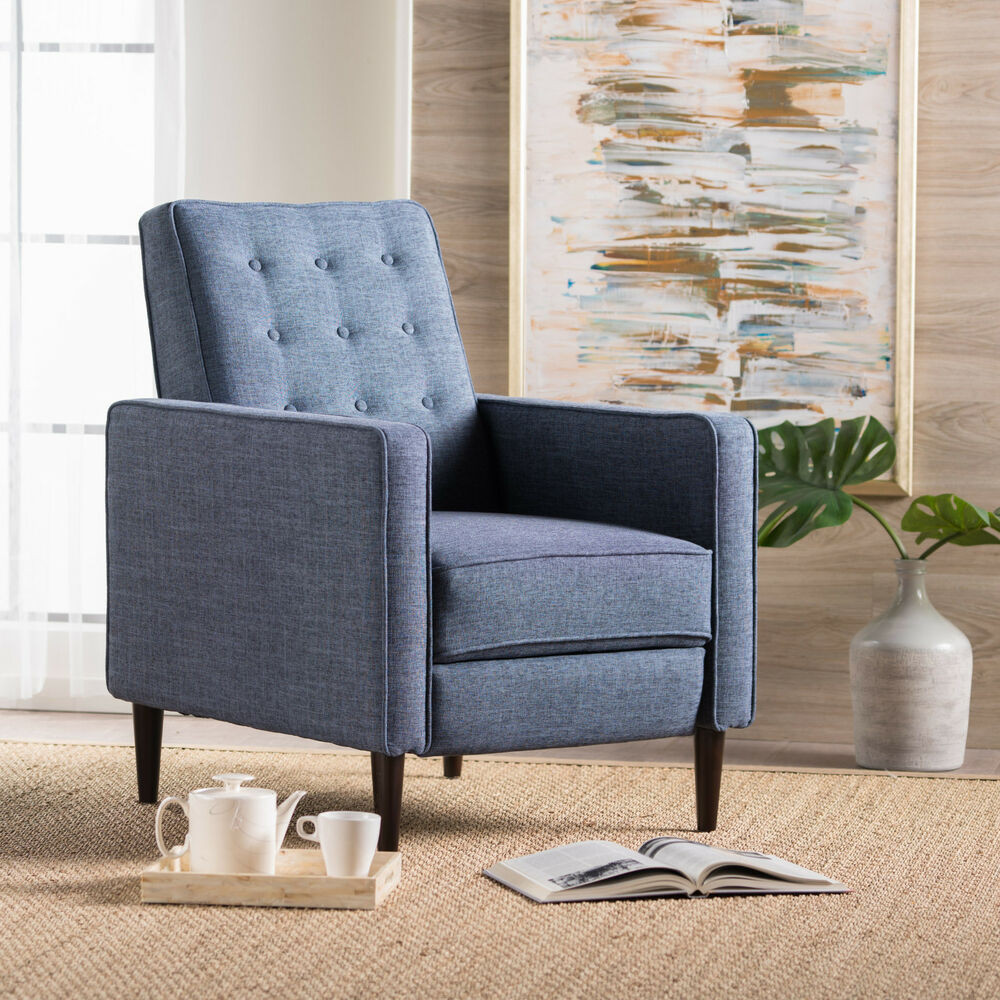 Best ideas about Modern Recliner Chair
. Save or Pin Macedonia Mid Century Modern Tufted Back Fabric Recliner Now.