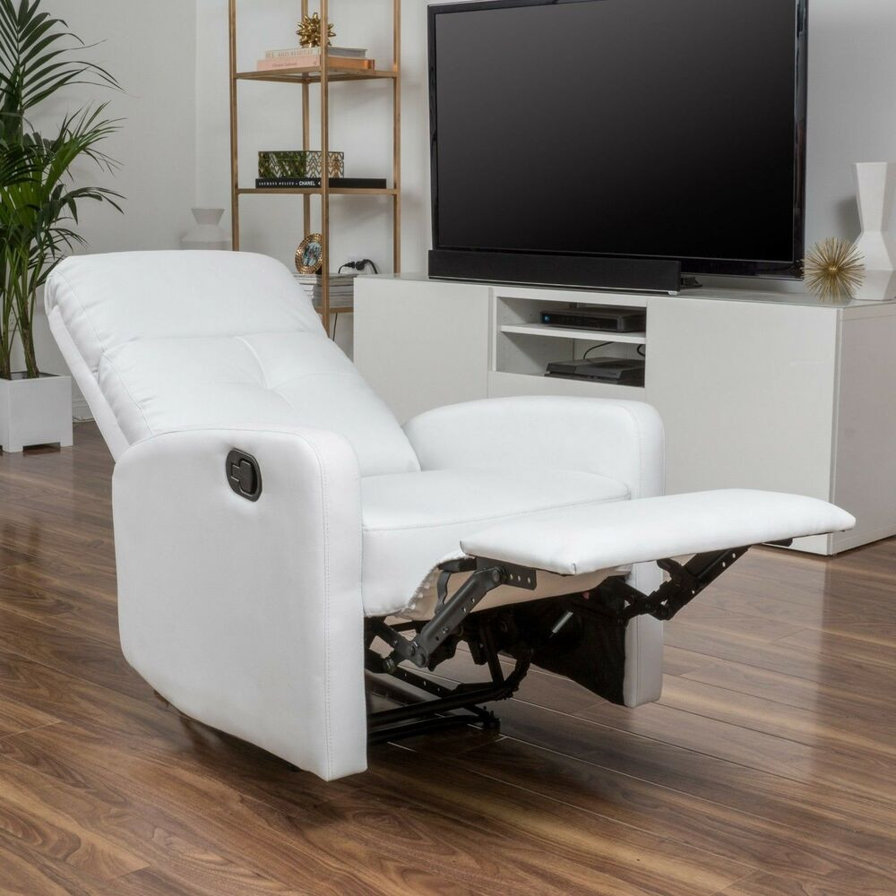 Best ideas about Modern Recliner Chair
. Save or Pin Contemporary White Leather Recliner Club Chair Now.