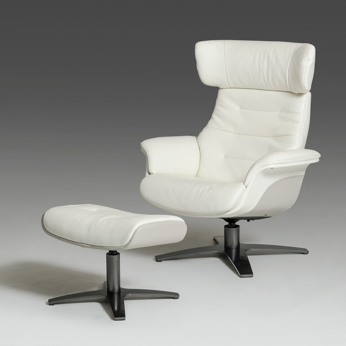 Best ideas about Modern Recliner Chair
. Save or Pin Modern White and Grey Genuine Leather Reclining Chair and Now.