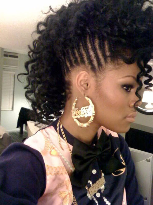 Best ideas about Mohawk Hairstyles Black Hair
. Save or Pin 50 Mohawk Hairstyles for Black Women Now.