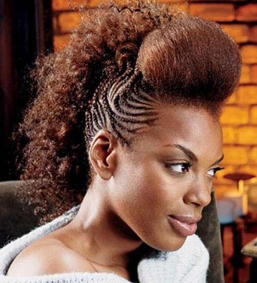 Best ideas about Mohawk Hairstyles Black Hair
. Save or Pin 50 Mohawk Hairstyles for Black Women Now.