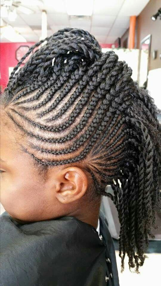 Best ideas about Mohawk Hairstyles For Kids
. Save or Pin Calmer Braids cute mohawk kids natural braid styles black Now.