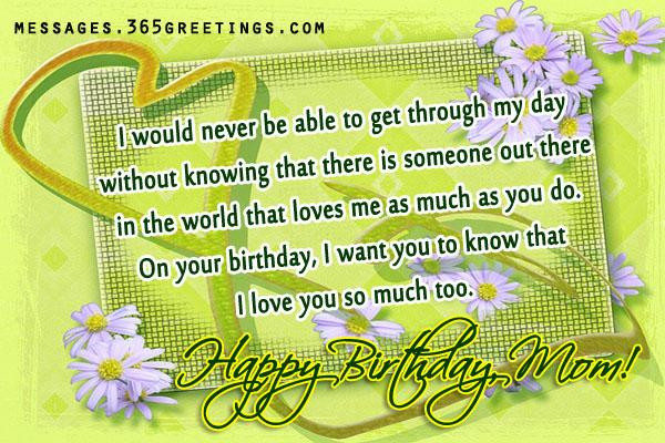 Best ideas about Mom Birthday Card Messages
. Save or Pin Birthday Wishes for Mother 365greetings Now.