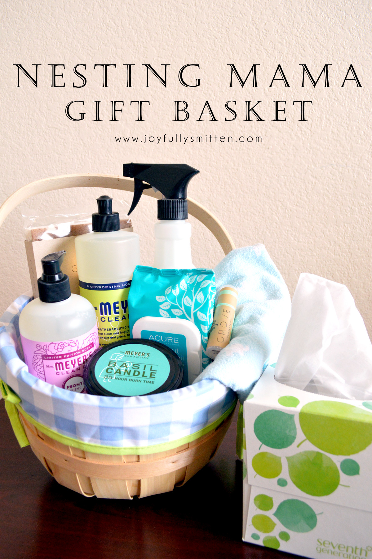 Best ideas about Mom To Be Gift Ideas
. Save or Pin DIY Nesting Mama Gift Basket Joyfully Smitten Now.