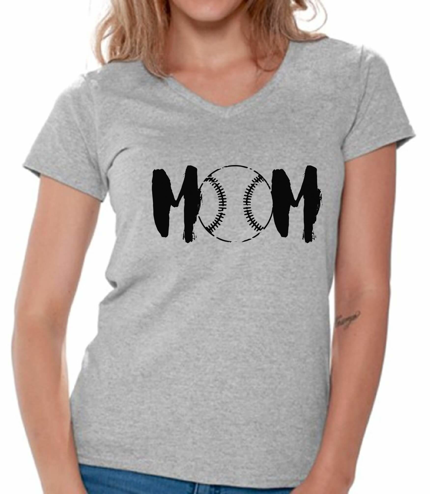 Best ideas about Mom's Birthday Card
. Save or Pin Baseball MOM V neck Shirts T shirts for Women Sport Mom s Now.