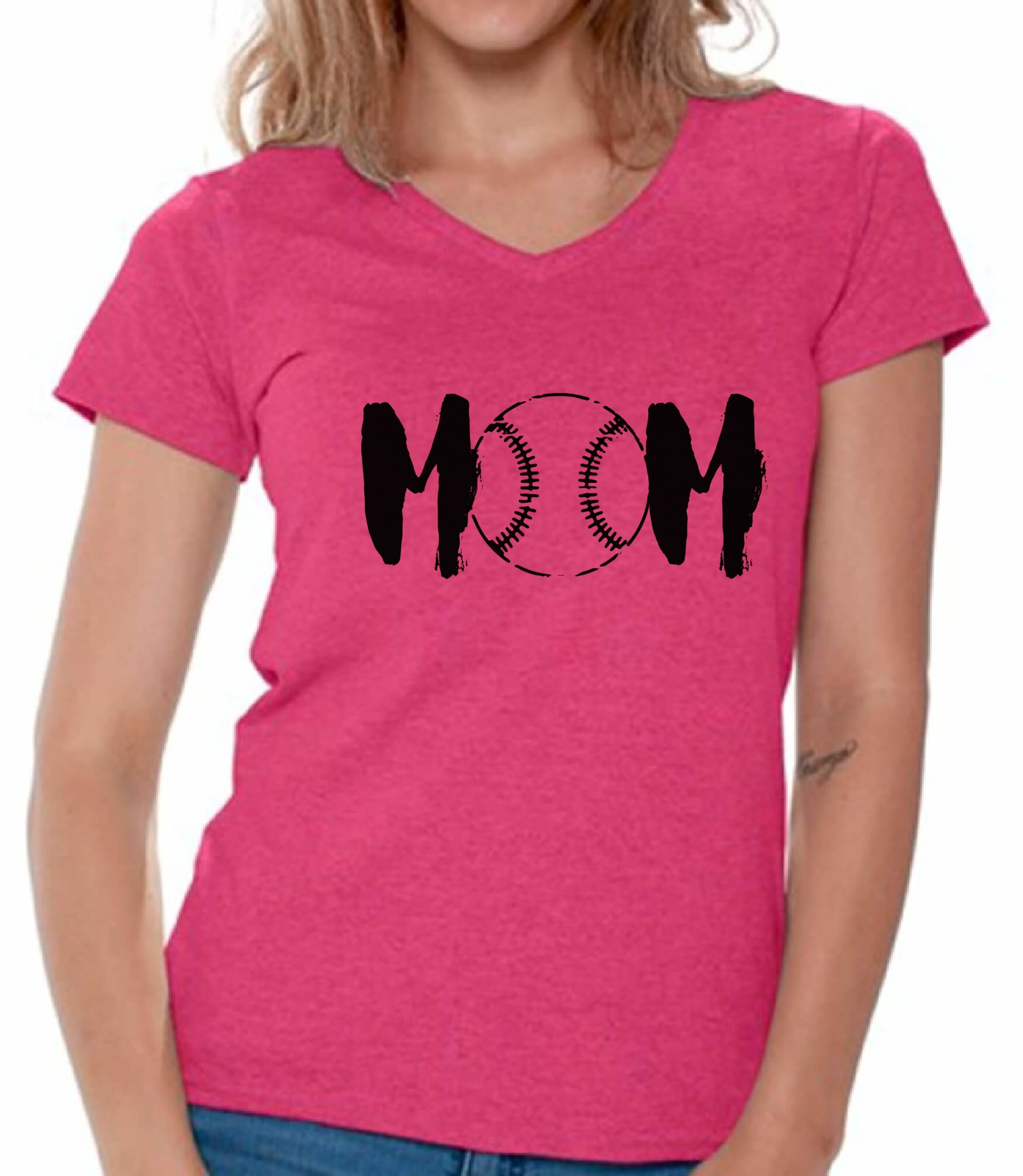Best ideas about Mom's Birthday Card
. Save or Pin Baseball MOM V neck Shirts T shirts for Women Sport Mom s Now.