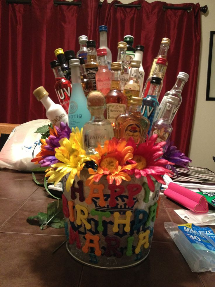 Best ideas about Mom's Birthday Gift Ideas
. Save or Pin Maria s 23rd birthday shot t basket Now.