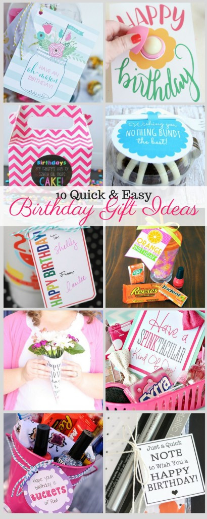 Best ideas about Mom's Birthday Gift Ideas
. Save or Pin 10 Quick and Easy Birthday Gift Ideas Liz on Call Now.