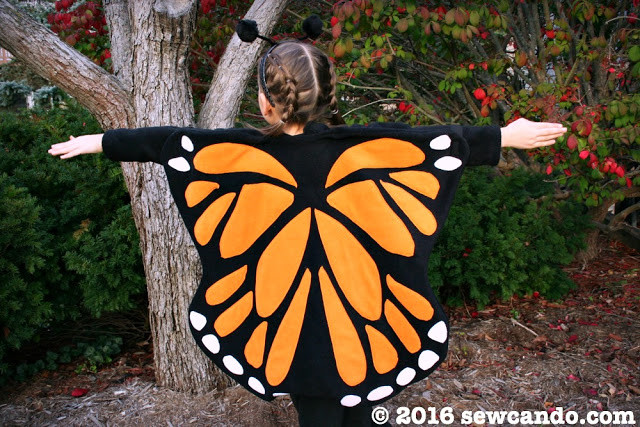 Best ideas about Monarch Butterfly Costume DIY
. Save or Pin Sew Can Do Making A Fleece Monarch Butterfly Costume Now.